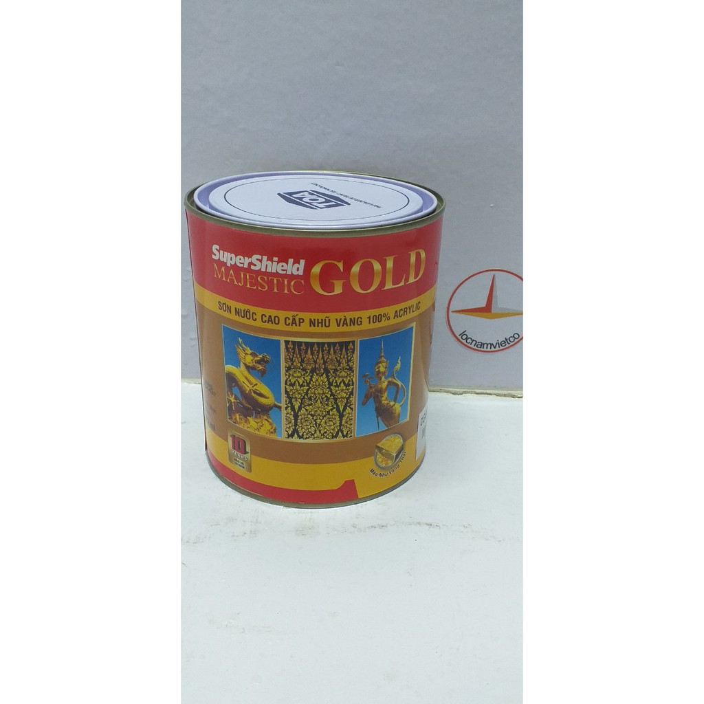 Sơn nhũ vàng Toa Majestic Gold 0G005 Dùng cho bê tông (1kg)