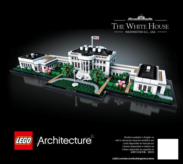 (CÓ SẴN) Lego 21054 Kiến Trúc - Nhà Trắng (New Seal - Hộp Đẹp)