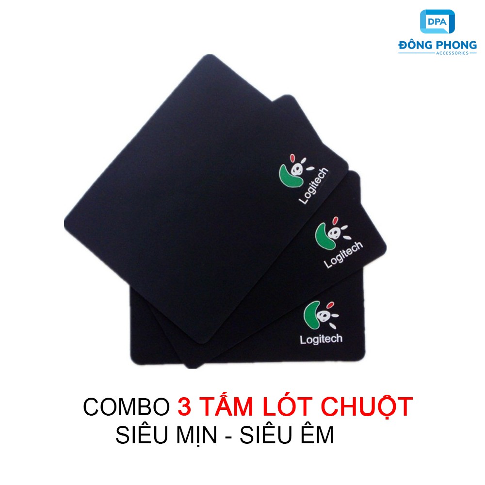 Combo 3 Miếng Lót Chuột Logitech