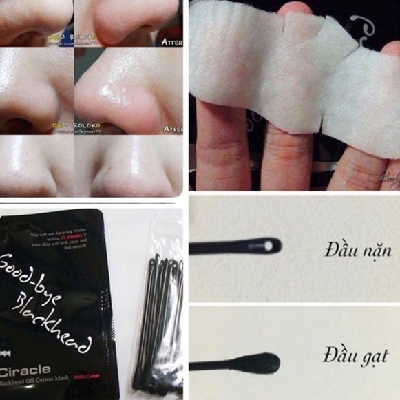 Miếng Dán Mụn Đầu Đen Goodbye Black Head Ciracle (1 Miếng Lẻ) | Thế Giới Skin Care