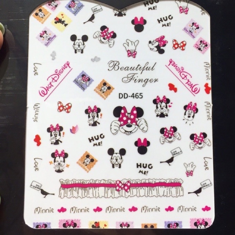 Sticker nail,hình dán trang trí móng DD465
