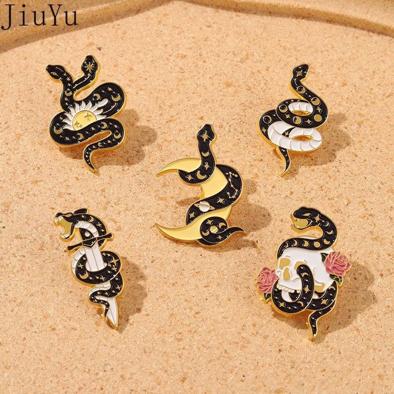 Ghim Cài Áo Hình Rắn Hoạt Hình Thời Trang