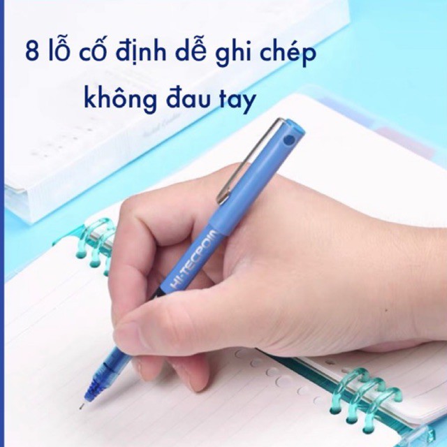 Sổ gáy còng nhựa A5 B5 Bindernote Campus Kokuyo, Sổ còng vuông 8 lỗ phong cách Nhật Bản bullet journal planner