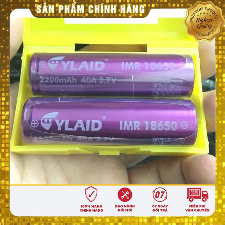 ⚡️GIÁ TỐT⚡️ Pin 18650 _ Pin CYLAID IMR 3.7v 2200mAh 40A (Hàng Authentic) _ Pin Dùng Cho DIY