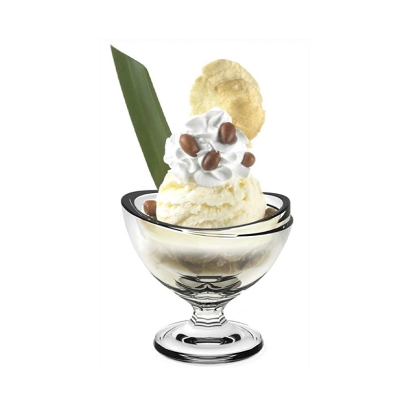 Đại lý ocean CHÍNH HÃNG Cốc Ly Đựng Kem Thủy tinh có chân Delight One Scoop Cup Ocean - P2615 - 160ml