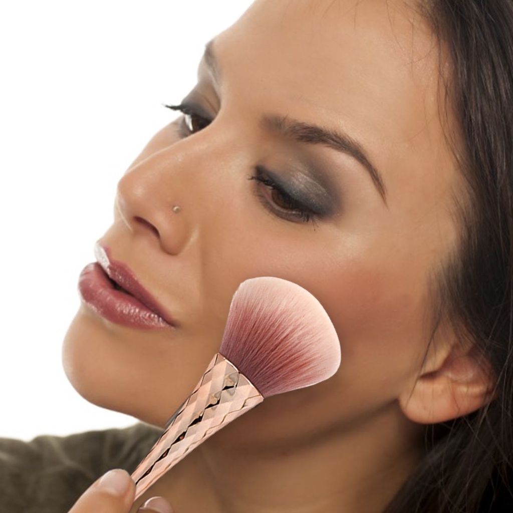 Cọ Trang Điểm Phấn Má Hồng / Tạo Khối Nhẹ Chống Trượt Có Thể Tái Sử Dụng