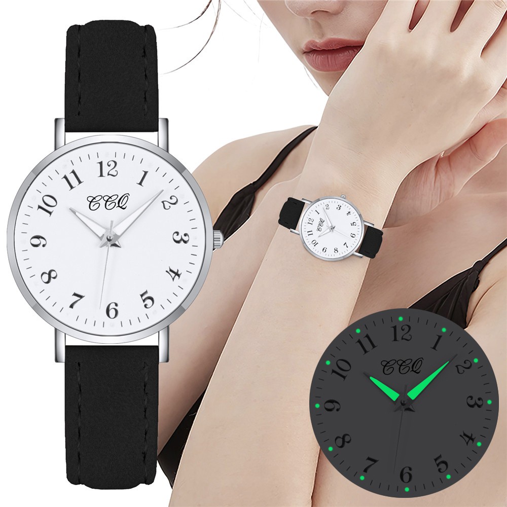 Đồng hồ dây da kiểu dáng thời trang cho nữ