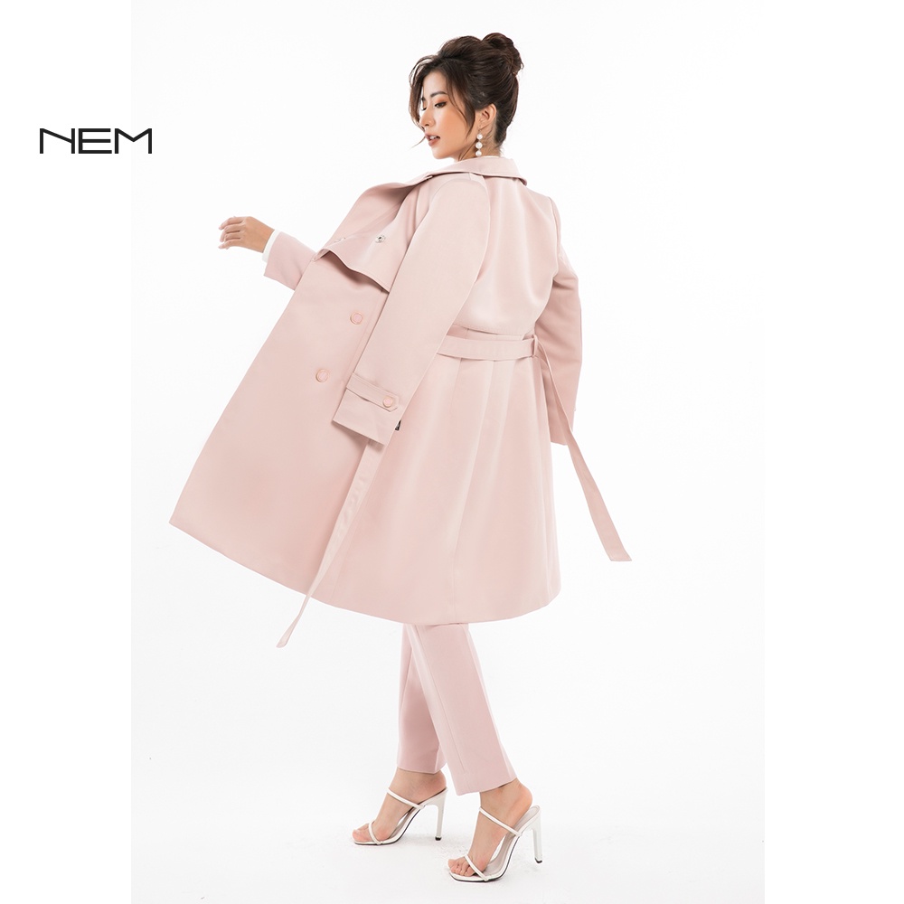 Áo măng tô nữ thiết kế dáng dài NEM Fashion AK22552
