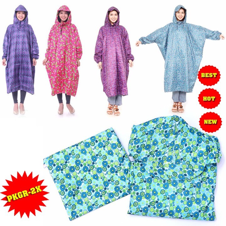 Áo Mưa Bít Bông, Áo Mưa Sọc Kẻ Caro Người Lớn 1m2, 1m4 không Thấm Nước, Loại 1, Vải Dù Cao Cấp- Dày Dặn