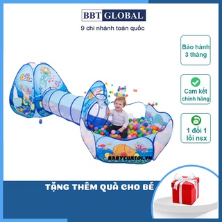 Nhà bóng chui ống 3 khoang đại dương xanh BBT global 1384
