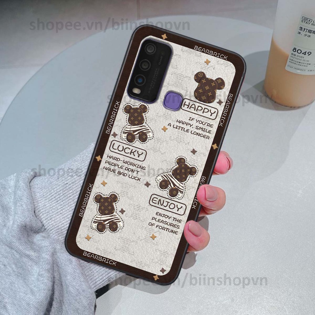 Ốp Vivo Y30 / Y50 hình gấu bear brick đẹp độc lạ, thời trang, cá tính
