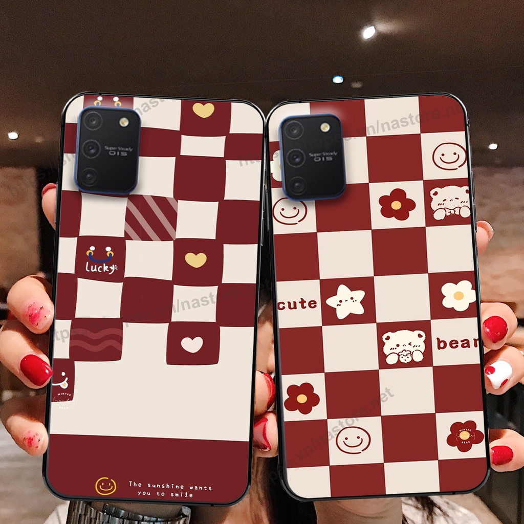 Ốp lưng Samsung S10 Lite / NOTE 10 LITE trái tim mặt cười, gấu cute thể thao cá tính