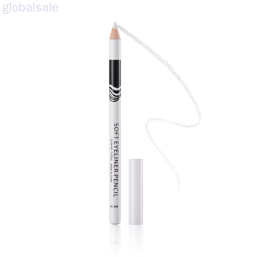 [Hàng mới về] Bút kẻ mắt màu trắng mềm bắt sáng không thấm nước cho nữ