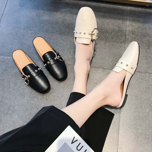 Dép sục nữ khoá gài đinh tán BIG SIZE 35-43