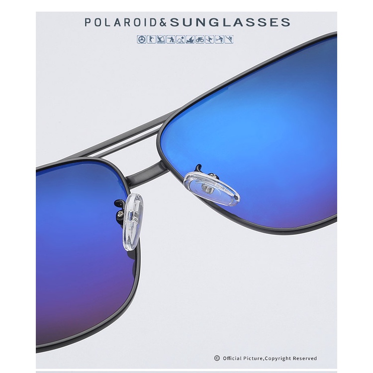 Kính mát phân cực ZEliN 0960 kiểu dáng cổ điển mẫu mới dành cho nam