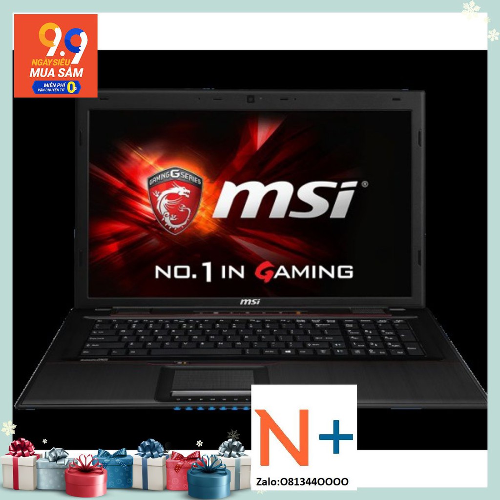 MSI GP70 (2OD-229) (INTEL CORE I7-4712QM 2.3GHZ, 4GB RAM, 1TB HDD, VGA NVIDIA GEFORCE GT 940M, 17.3 