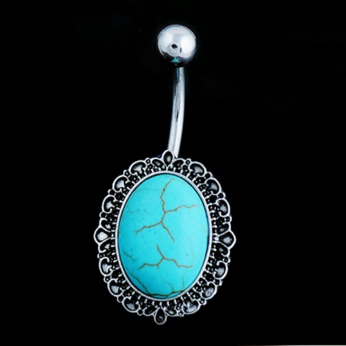 Khuyên rốn bằng thép y tế phong cách Bohemia