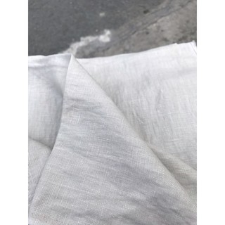 vải linen tưng dầy vừa màu be đã wash cn!
