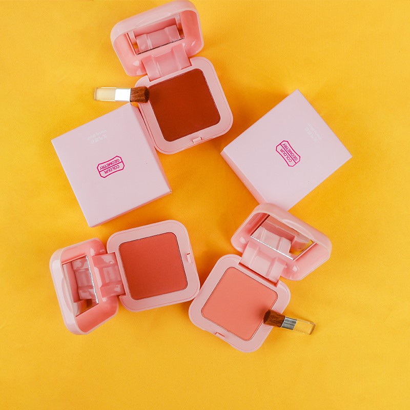 Phấn Má Hồng Đơn Sắc Lameila Blusher Color Geometry  Gốm Vitality Blush