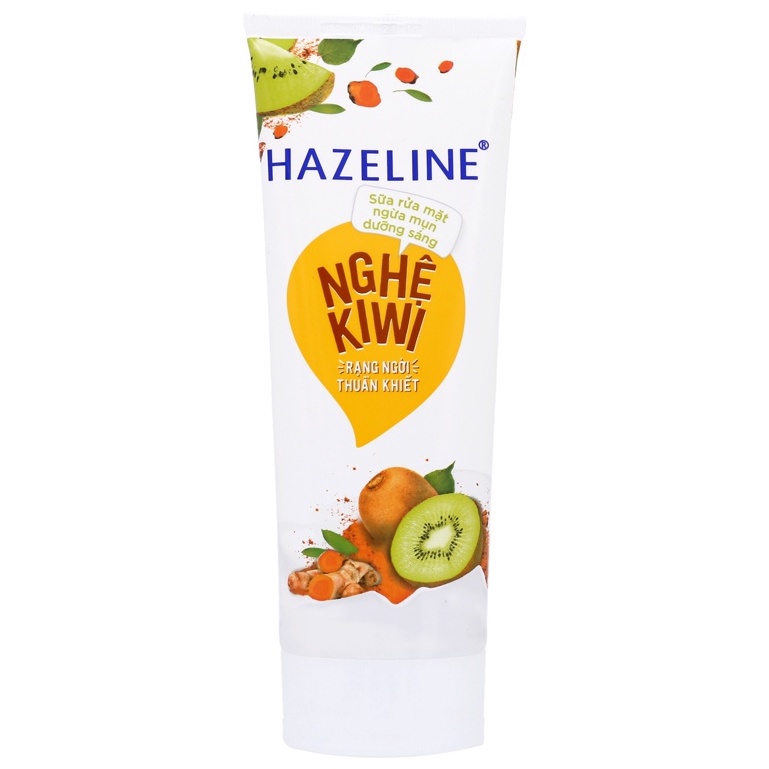 Sữa rửa mặt Hazeline sáng da nghệ kiwi