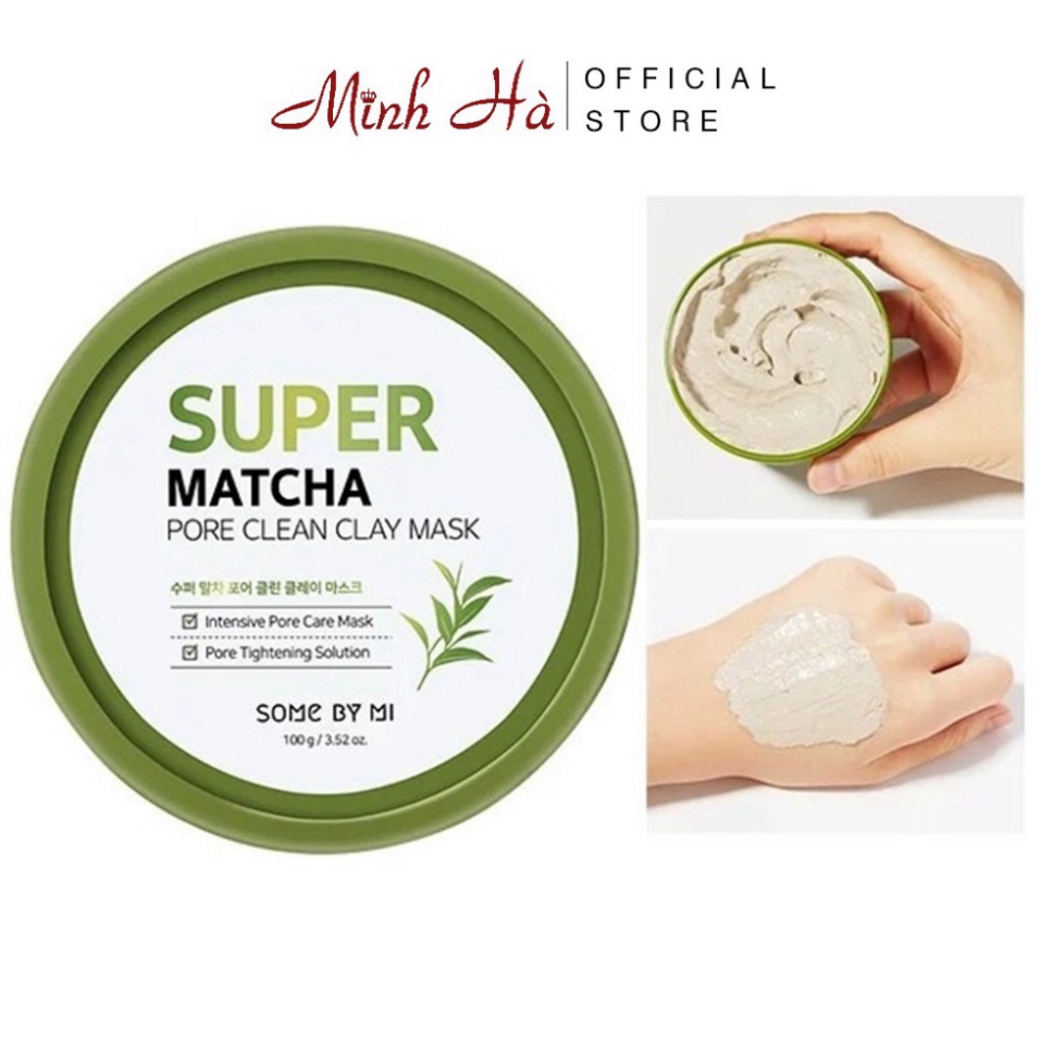 Mặt nạ đất sét Some By Mi Super Matcha Pore Clean Clay Mask 100g