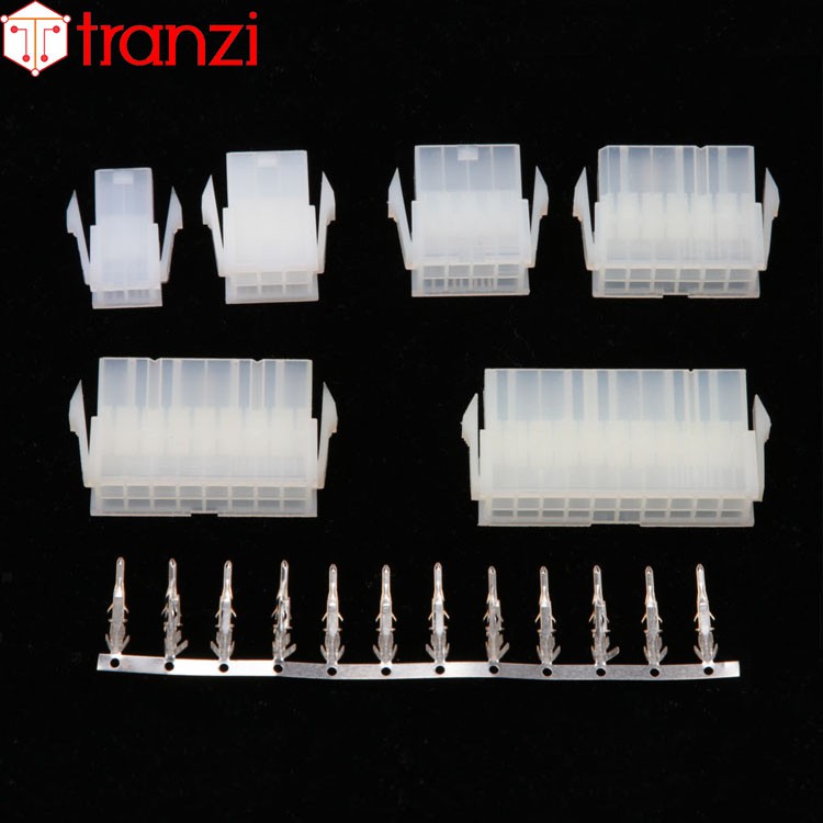 Vỏ Header 4.2mm 5559 2x6P 24mm trắng - túi 10 cái