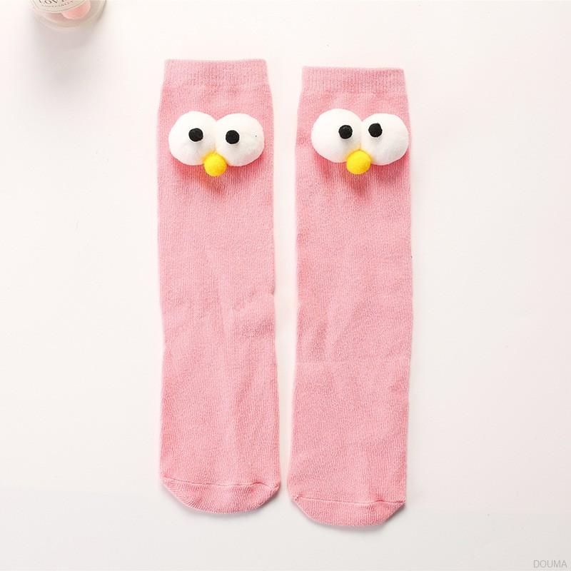 Vớ Cotton Dài Họa Tiết Hoạt Hình Đáng Yêu Cho Bé