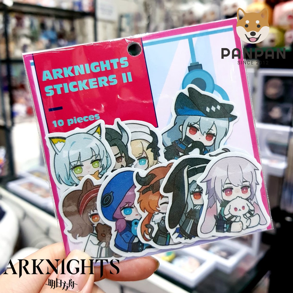 Sticker Set Arknights phiên bản Máy Gắp Thú 2 phiên bản