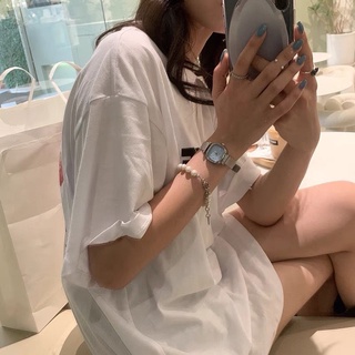 Đồng hồ thời trang DÂY SẮT nữ Ulzzang vuông kiểu dáng basic