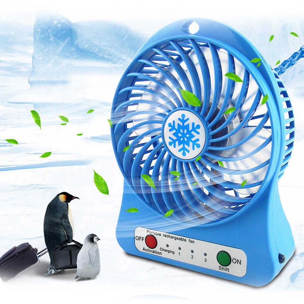 CỰC SHOCK] QUẠT 3 TỐC ĐỘ DÙNG PIN SẠC CỰC MÁT - QUẠT MINI SIÊU MÁT