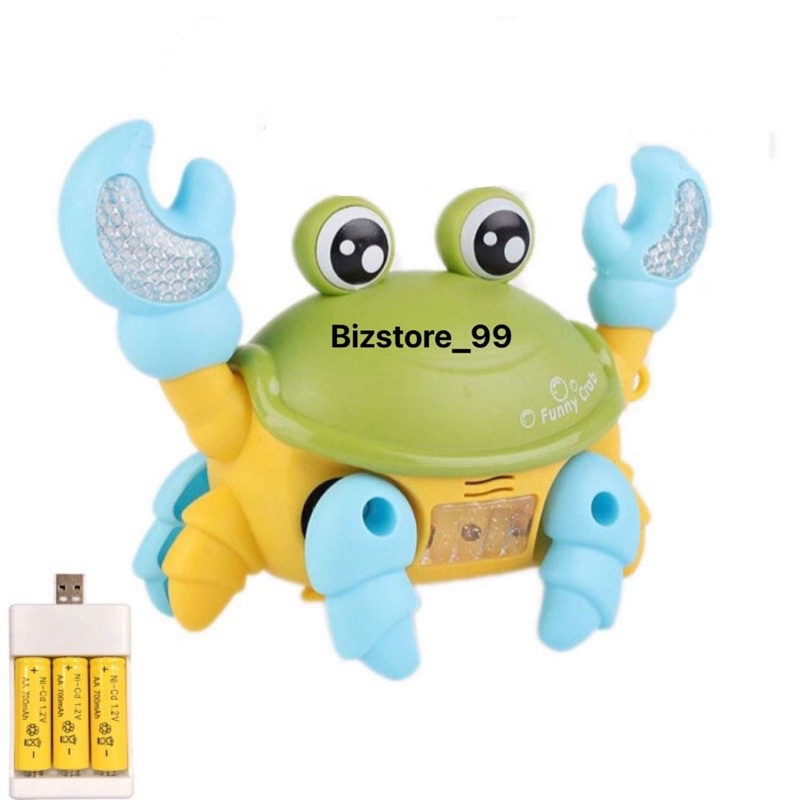 ĐỒ CHƠI CON CUA CHẠY PIN CÓ NHẠC PHÁT SÁNG