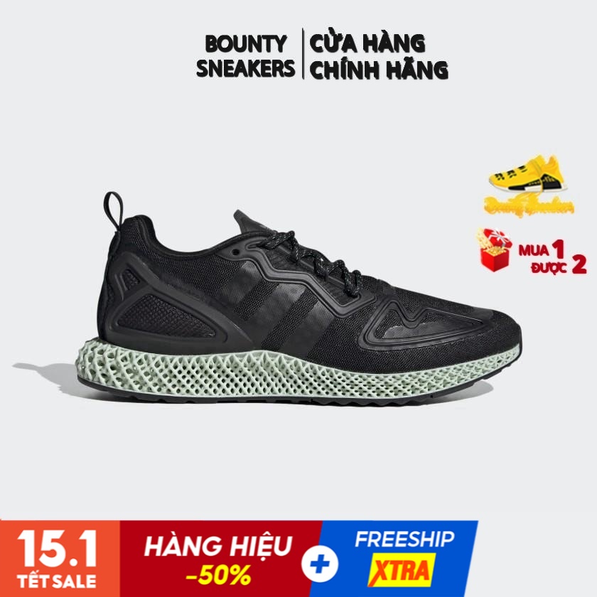 Giày ZX 2K 4D &quot;Core Black&quot; FV9027 - Hàng Chính Hãng - Bounty Sneakers