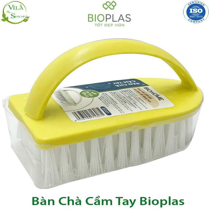 Bàn Chải Nhà Tắm, Bàn Chải Quần Áo Chất Liệu Nhựa Có Tay Cầm Chắc Chắn Chính Hãng Bioplas