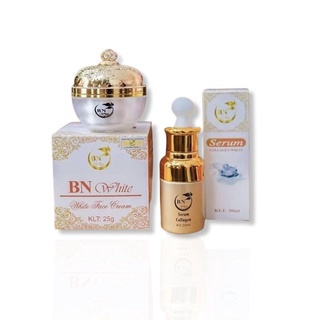 Combo serum collagen tươi và kem dưỡng bn white