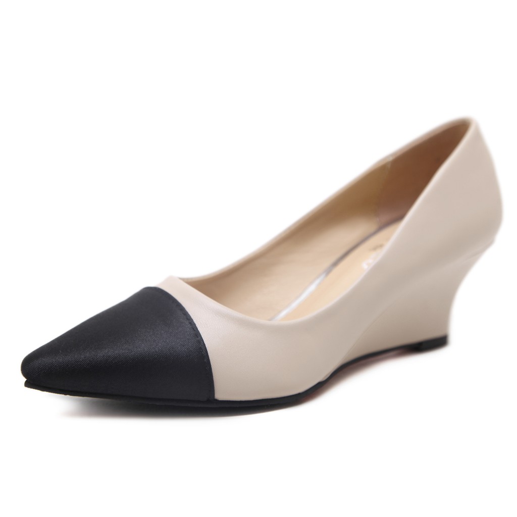 Giày công sở nữ, giày đế xuồng cao 5cm và 8cm  TP15