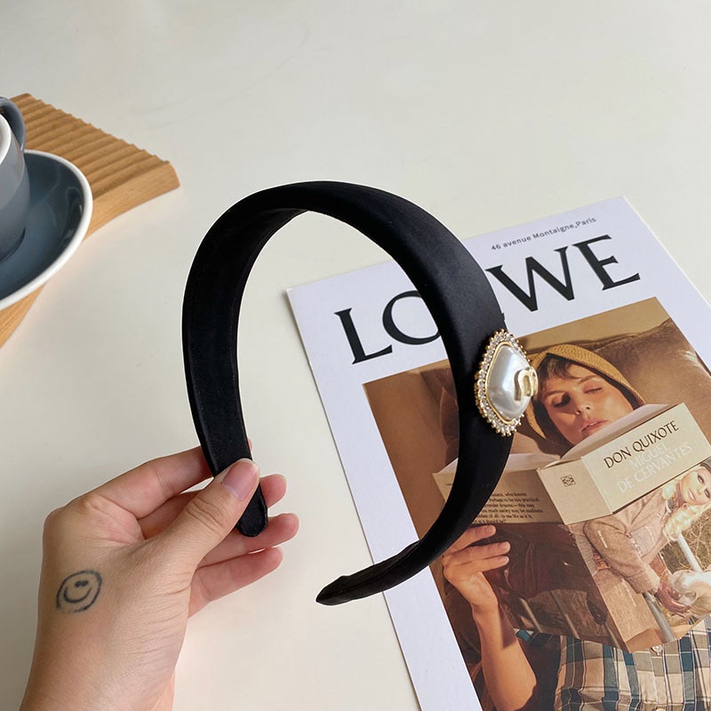 Cài tóc nữ bản rộng thiết kế đơn giản thời trang