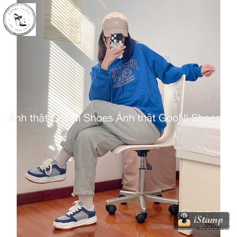 Giày sneaker ulzzang Hàn Quốc, Unisex, bigsize, giày thể thao Mistery hottrend 2022