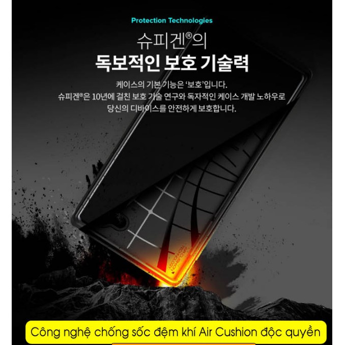Ốp lưng Note 10 / Note 10 Plus  Spigen Liquid Air Armor  - Hàng Chính Hãng.