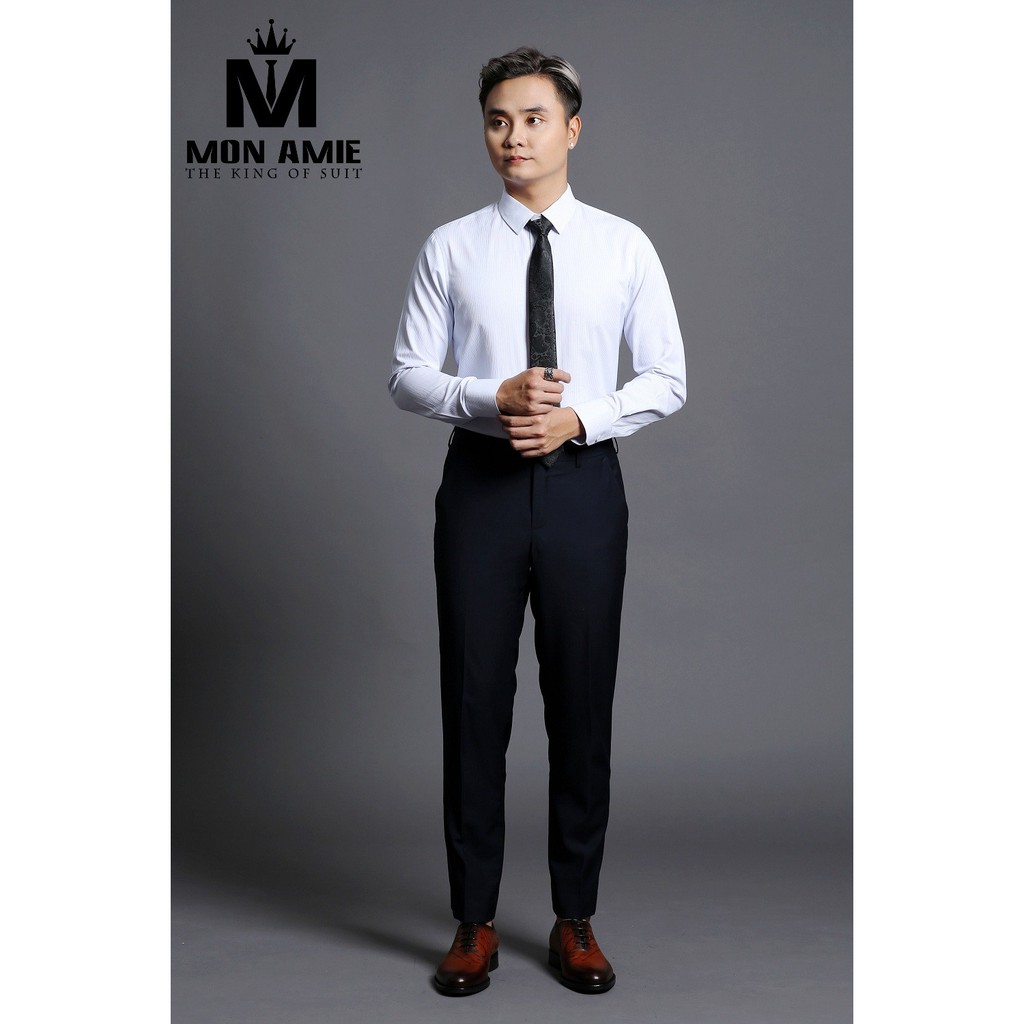 Áo Sơ Mi Nam Mon Amie Công Sở Thời Trang Loại Trơn | BigBuy360 - bigbuy360.vn