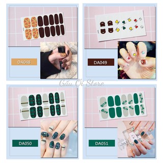Bộ Nail Sticker dán móng tay dễ thương