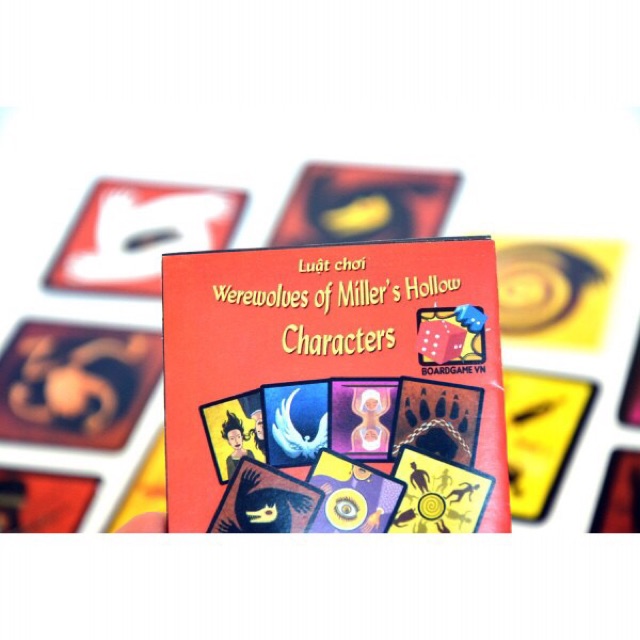 Board Game Bài Ma Sói Characters Cơ Bản Việt Hoá