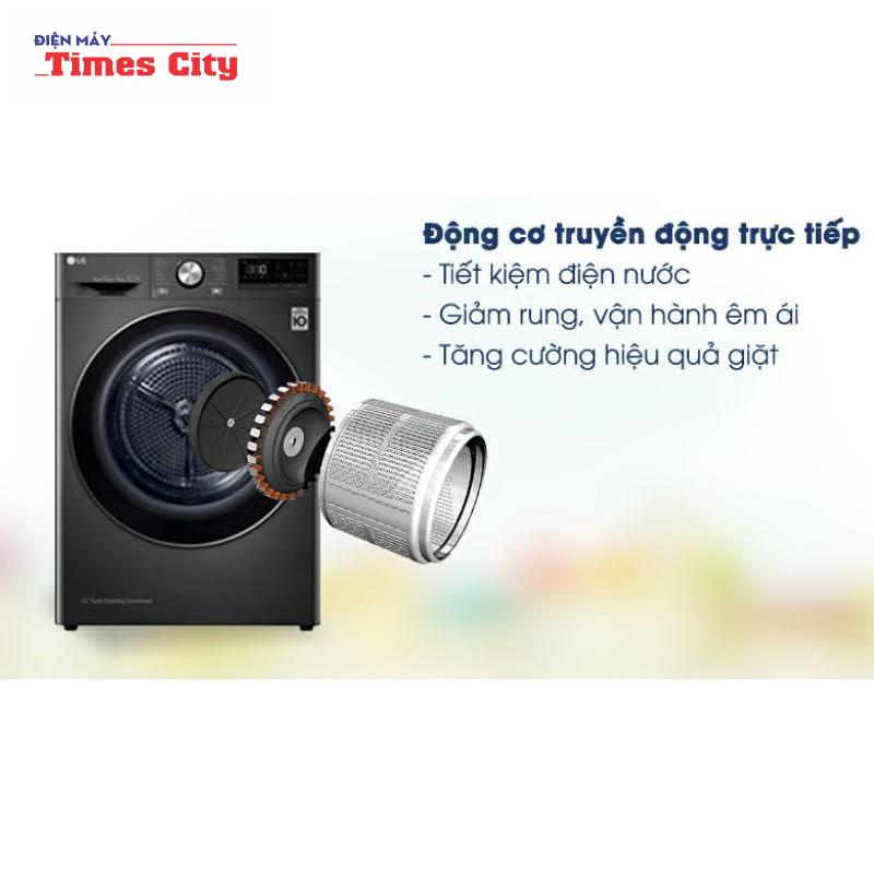 Máy sấy bơm nhiệt LG 9 Kg DVHP09B
