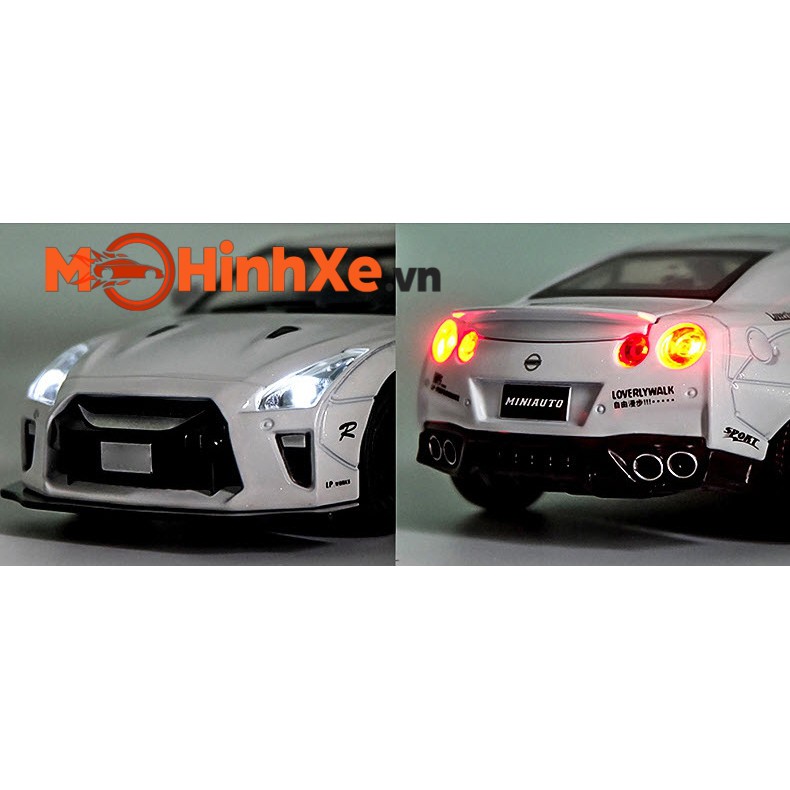 MÔ HÌNH XE NISSAN GT-R LIBERTY WALK 1:32 MINI AUTO