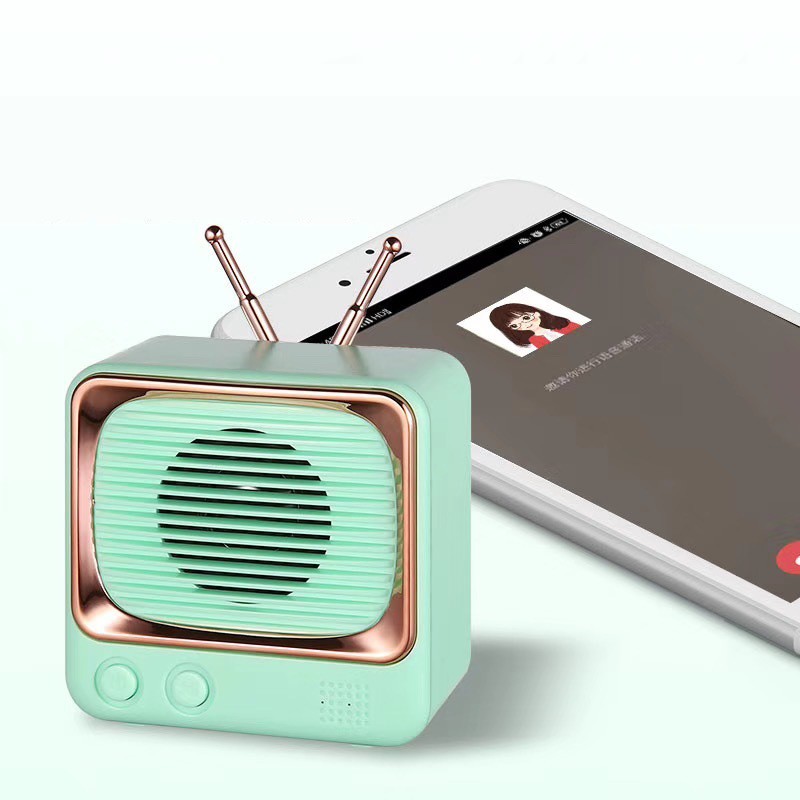 Loa bluetooth mini kểu radio nhỏ gọn dễ thương