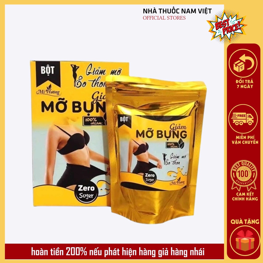 Bột Ngũ Cốc Giảm Mỡ Bụng Mị Hương - Eo Thon Dáng Đẹp, Giảm Cân An Toàn