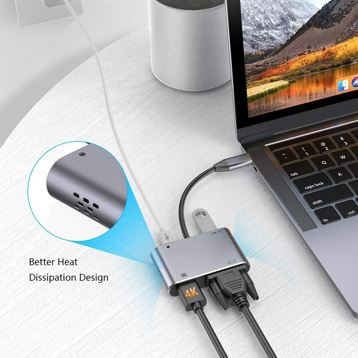Cáp Chuyển Đổi Usb C Sang Hdmi 1080p Cho Điện Thoại / Máy Chiếu | BigBuy360 - bigbuy360.vn