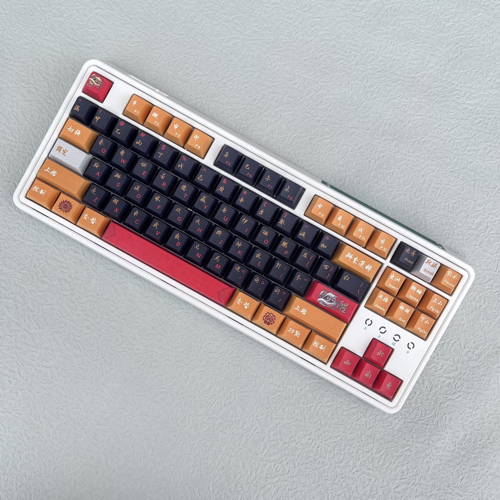 Lion Dance Keycaps Cherry Profile phong cách Trung Quốc Anime PBT DYE SUB Bàn phím cơ Keycap