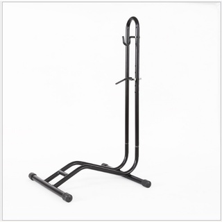 Giá để xe đạp kẹp bánh - chân l có móc dựng bên