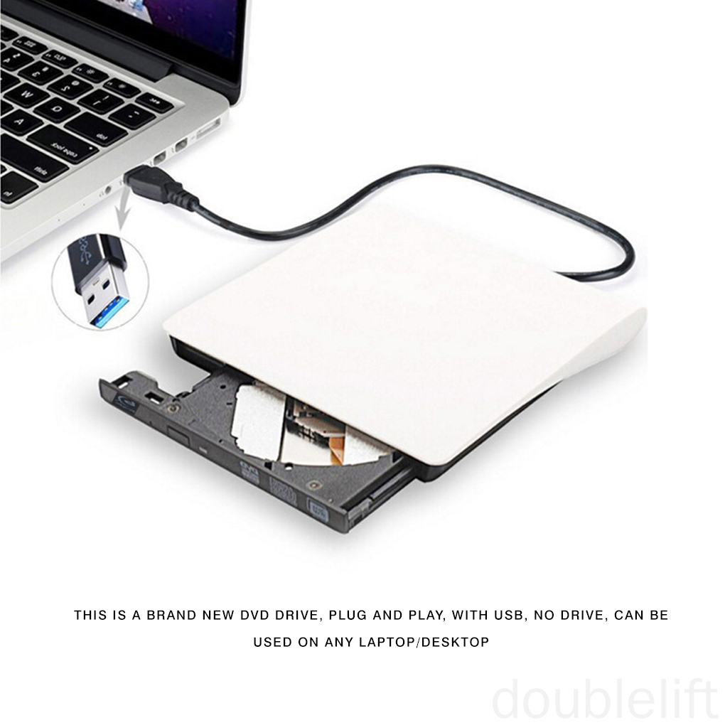 Driver USB External CD DVD RW Mobile Drive Case Laptop Desktop Optical Disc Drive Accessories doublelift store