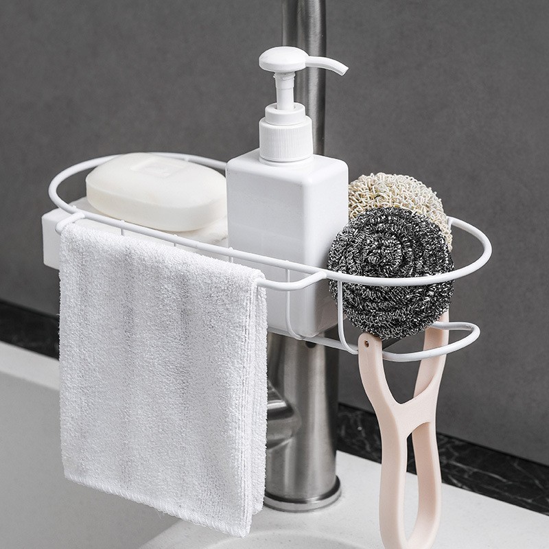 SUPO DEPOT - Giá Sắt Gắn Vòi Nước Nhà Bếp / Phòng Tắm Sức Chứa Lớn